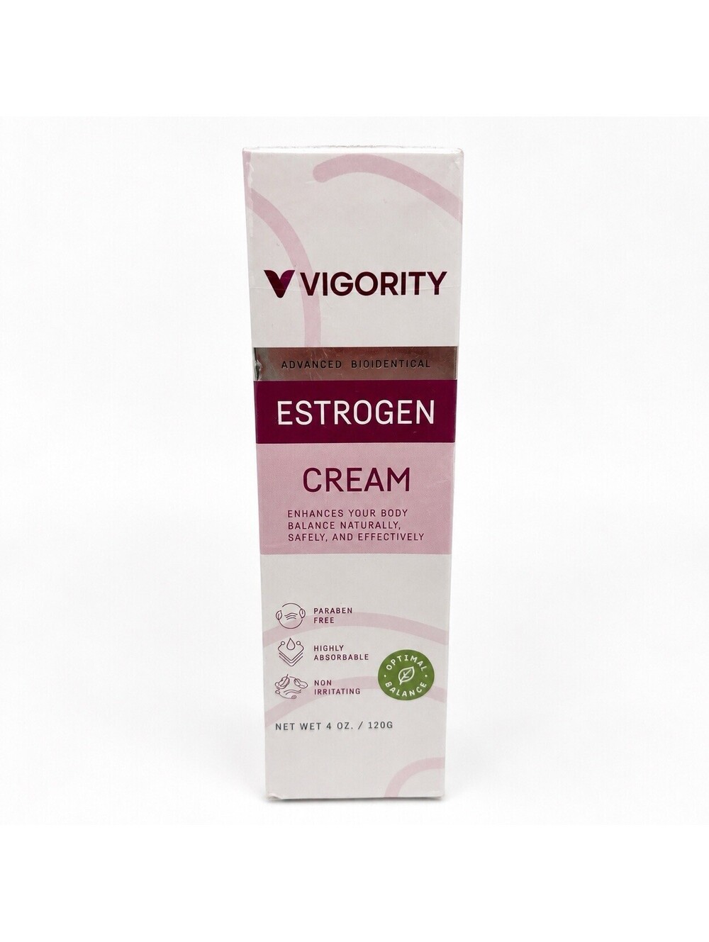 Vigority Estrogen Cream 4oz Natural Menopause Relief Hot Flashes Body Balance